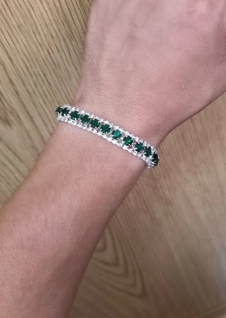 Pulsera de Plata 925 Brillante /Mujer