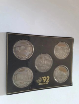 Colección 5 Monedas SC Expo 92