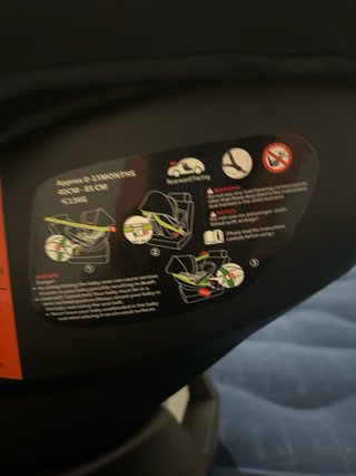 Silla coche bebé negra sin estrenar con isofix