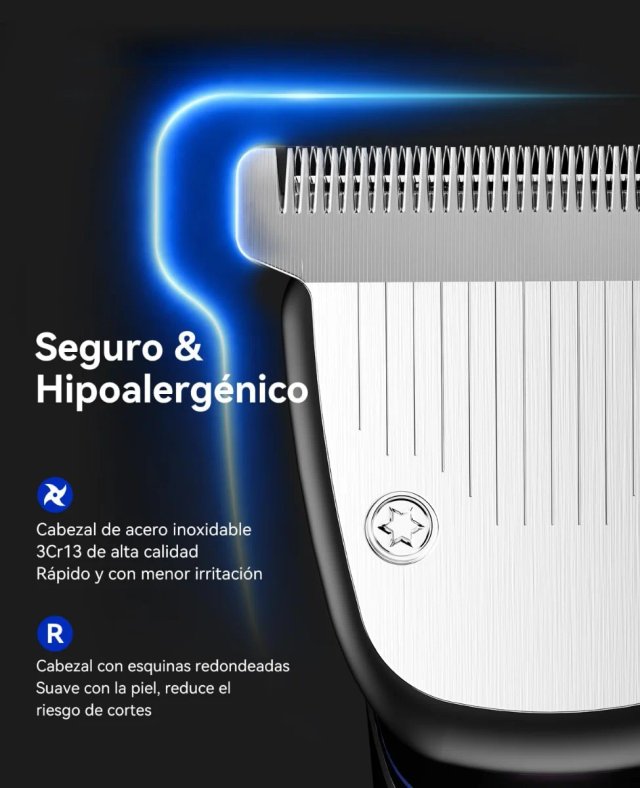 Kensen Set Afeitadora 6 en 1 IPX6 Negra