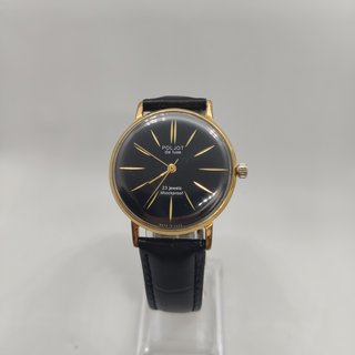 RELOJ RUSO POLJOT BAÑADO EN ORO-AU-10 / 23 RUBIES