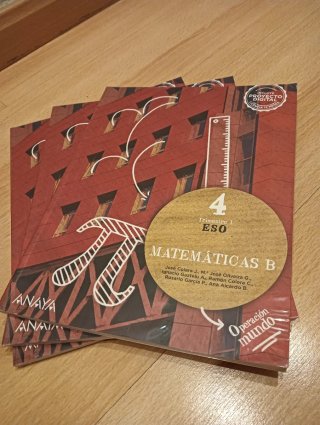 Libro Matemáticas B 4°ESO Sin estrenar