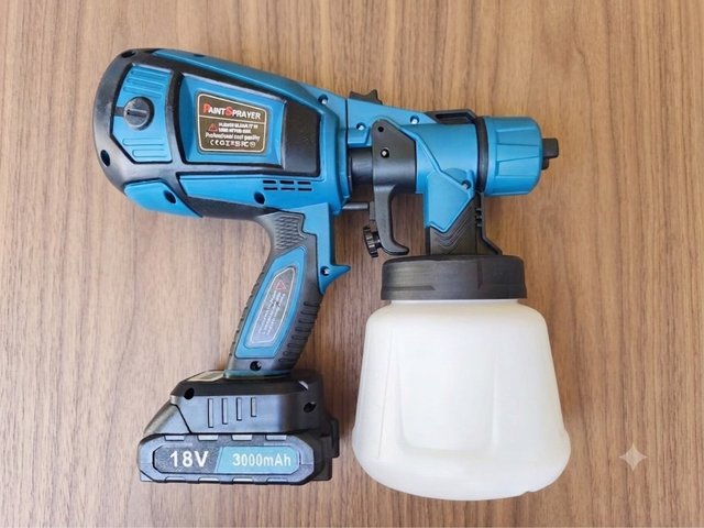 Pistola Pintura Inalámbrica 18V 3000mAh