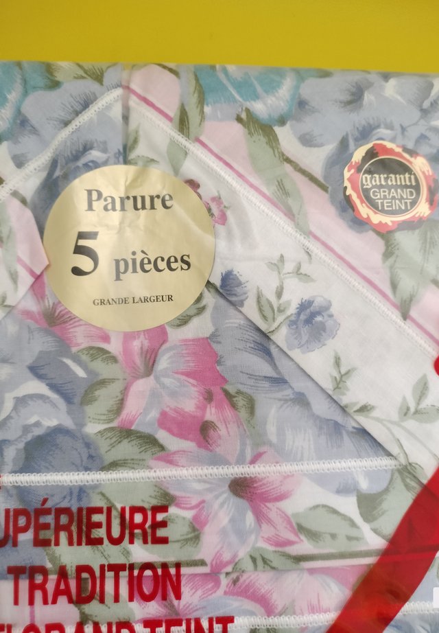 Set di lenzuola in cotone floreale 5 pezzi
