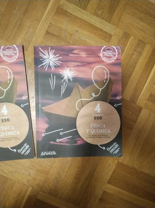 Libros de física y química de 4° de ESO