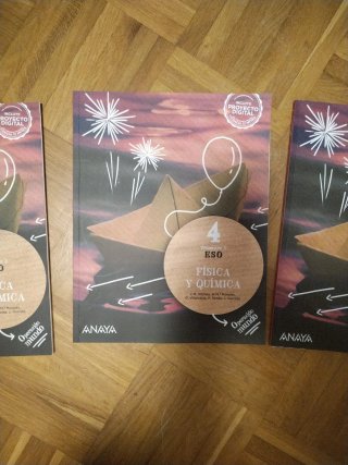 Libros de física y química de 4° de ESO