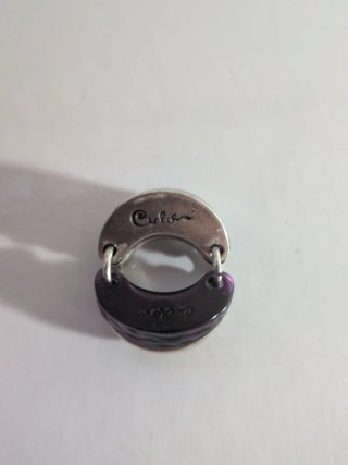 Anillo Ciclón Plata y Morado
