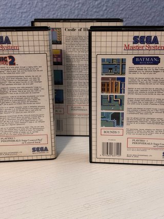 Lote 3 Juegos Sega Master System
