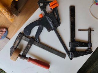 Sargentos de carpintería varios tamaños