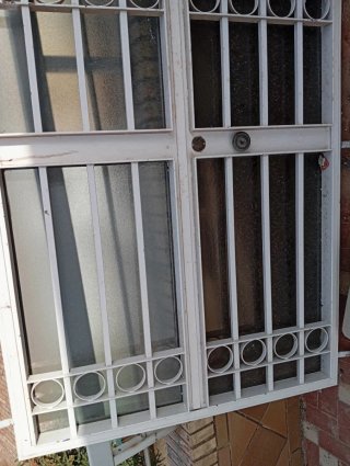 Par rejas (2), hierro forjado, p/unidad