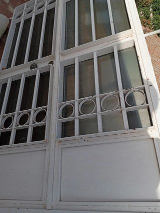 Par rejas (2), hierro forjado, p/unidad