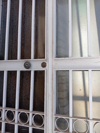 Par rejas (2), hierro forjado, p/unidad