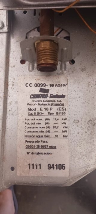 Calentador Gas Cointra Godesia E10 P