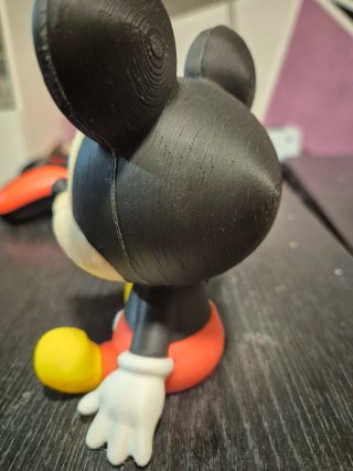 Figura Mickey Mouse 3D Sentado