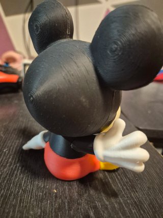 Figura Mickey Mouse 3D Sentado