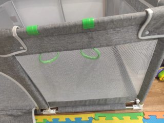 Parque infantil gris 120x120x64