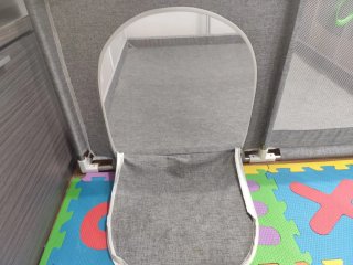 Parque infantil gris 120x120x64