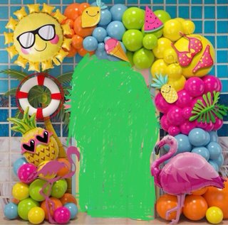 Photocall Fiesta Piscina + Globos