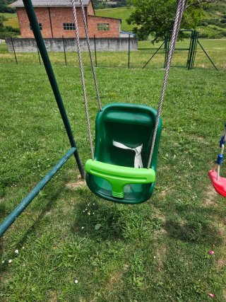 Columpio para bebé verde