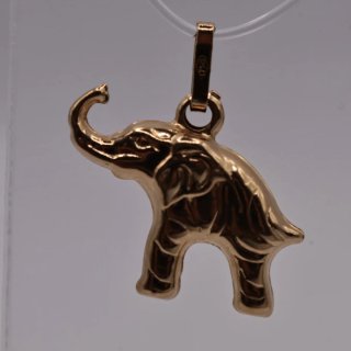 Colgante Elefante de la Suerte Oro 18k