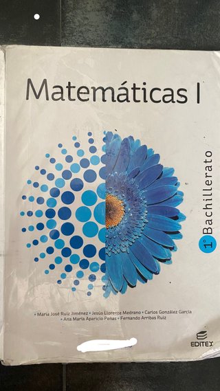 Libro matemáticas 1 bachillerato