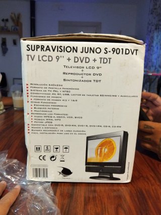 TV LCD 9 Supratech DVD + TDT