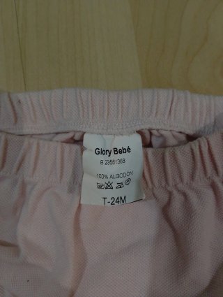 Cubre pañal rosa 12-24 meses