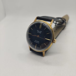 Reloj Poljot De Luxe Bañado Oro 10 Micras