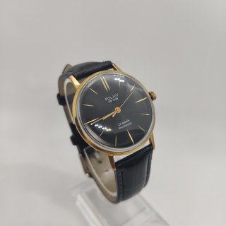 Reloj Poljot De Luxe Bañado Oro 10 Micras