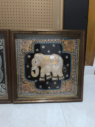 Cuadros Tailandeses Elefantes Decorativos