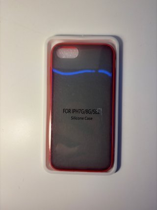 Funda Silicona iPhone 7/8/SE Roja