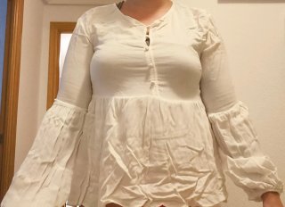 Blusa Stradivarius blanca
