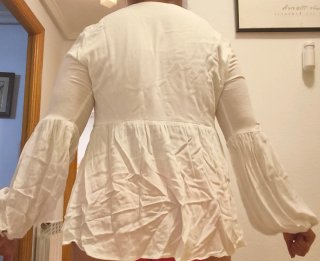 Blusa Stradivarius blanca