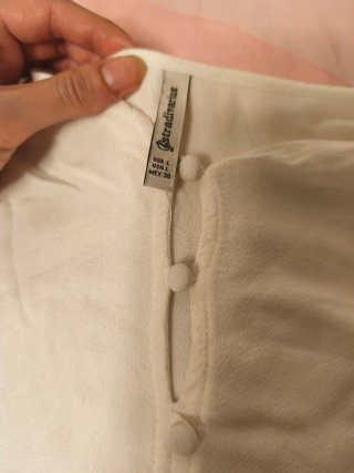 Blusa Stradivarius blanca
