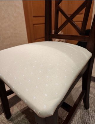 Juego 6 Sillas Comedor Madera Tapizadas