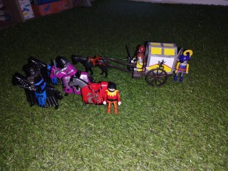 Playmobil Caballeros y Carroza