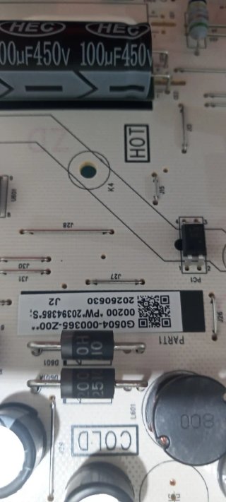 TCL 75V6C 40-L20CA4-PWB1ZG G0101-000221