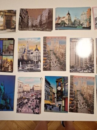 Lote 110 postales Madrid