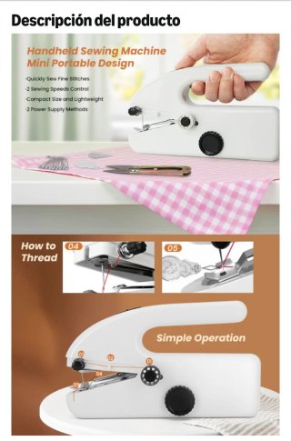 Máquina de coser portátil Mini Handheld