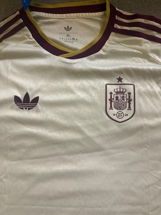 Camiseta Fútbol España 2ª Equipación Talla XL