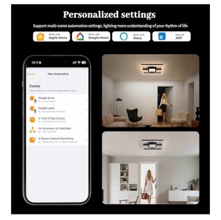 Lampada soffitto smart design moderno