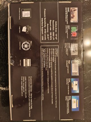 Tableta Gráfica M708 Negra