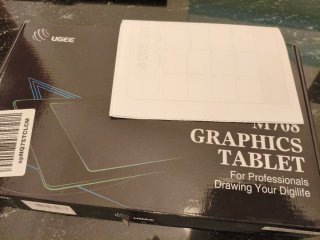 Tableta Gráfica M708 Negra