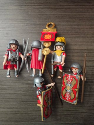 Lote Playmobil Romano 4 Figuras