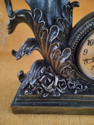 Reloj de sobremesa figura caballo bronce