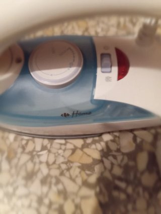 Planchas de vapor azul y blanco