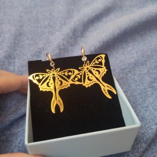 Pendientes Mariposa Dorados