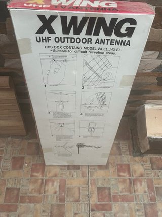 Antena TV Exterior UHF Fringe X43 (43 Elementos)