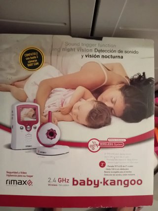 Vigilabebés Rimax con cámara y visión nocturna