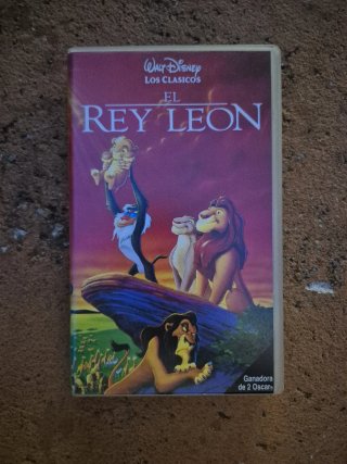 El Rey León VHS Disney Clásicos Español